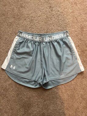 Under‎ Armour Women’s Play Up Steel Blue 3” Shorts